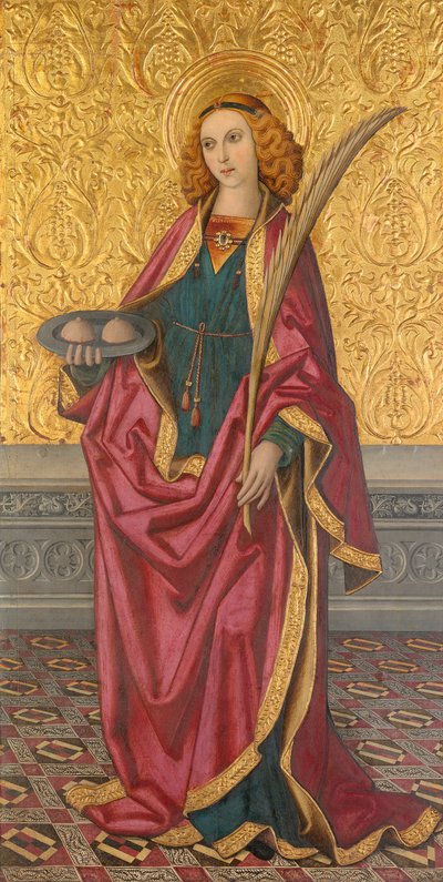 Santa Agata, circa 1500 da Vergós Workshop
