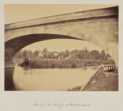 Arco del ponte di Maidenhead. da Vernon Heath