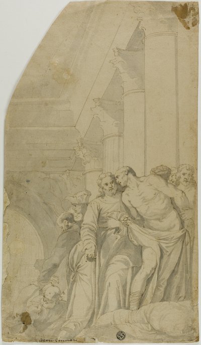 Cristo guarisce i malati alla piscina di Betesda da Veronese (Paolo Caliari)