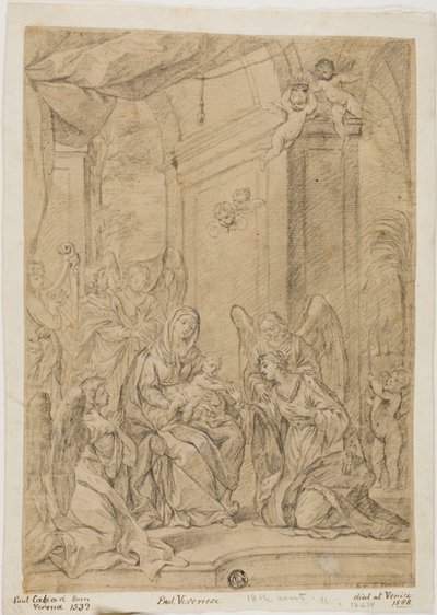 Matrimonio mistico di Santa Caterina da Veronese (Paolo Caliari)