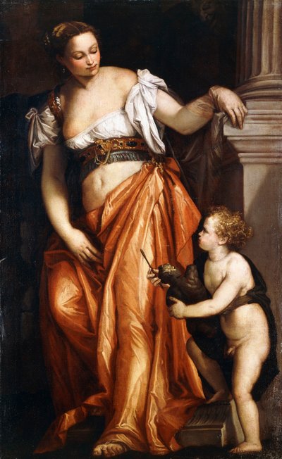 Una personificazione della Scultura, c.1557-59 da Veronese