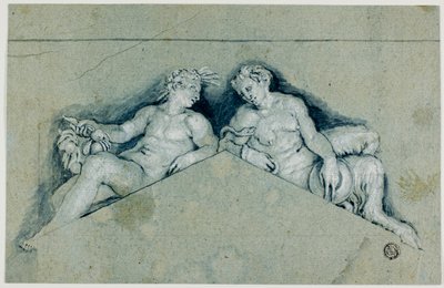 Sovrapporta con figura maschile allegorica da Veronese