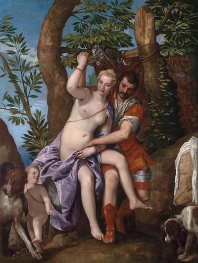 Venere e Adone, 1570s da Veronese