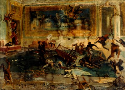 Riunione della Società degli Artisti da Vespasiano Bignami