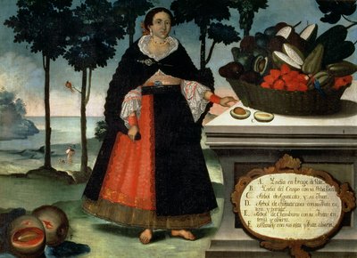 Donna indiana in abito completo da Vicente Alban