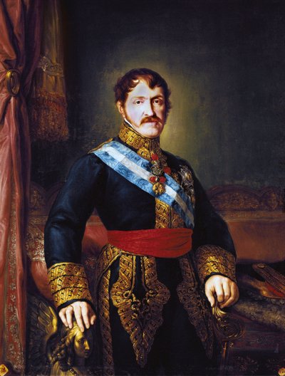 Ritratto di Don Carlos Maria Isidro de Borbone, Conte di Molina e Infante di Spagna, c. 1833 da Vicente Lopez y Portana