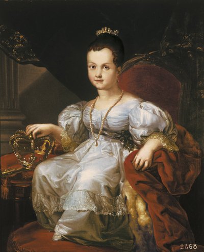 Ritratto di Isabella II da bambina da Vicente Lopez y Portana
