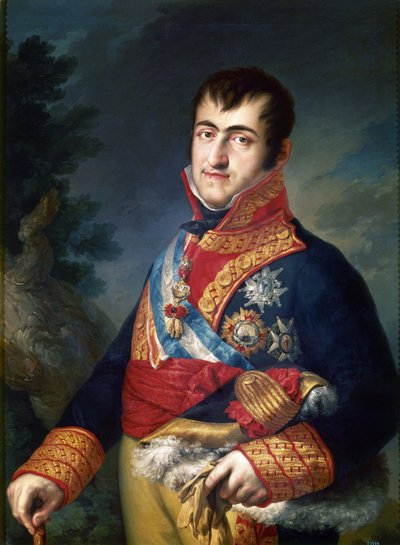 Ritratto di Re Ferdinando VII di Spagna, 1814-1815 da Vicente Lopez y Portana
