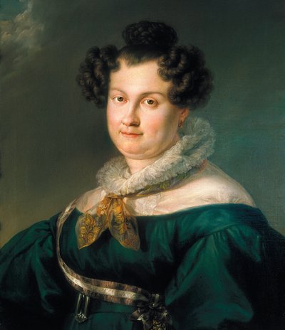 Ritratto di Maria Cristina Ferdinanda di Borbone da Vicente Lopez y Portana