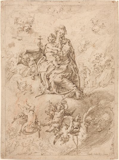 La Madonna del Rosario da Vicente Salvador Gómez