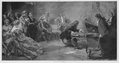 Il compositore austriaco Joseph Haydn che suona il pianoforte da Vicente de (after) Paredes