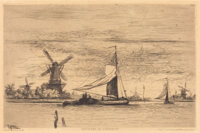 Dintorni di Dordrecht da Vicomte Ludovic Lepic