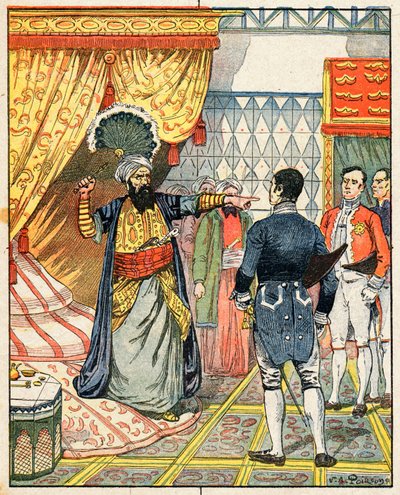 Il Dey di Algeri, Hussein ibn El Hussein colpisce l