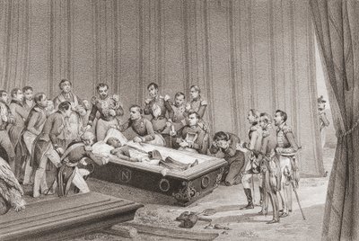 Il corpo di Napoleone da Victor (after) Adam