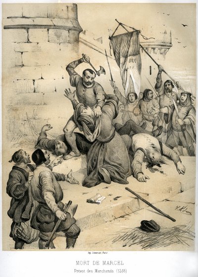 Assassinio di Etienne Marcel, ricco drappiere e Prevot des merchants (1316-1358) da parte dell