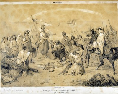 Conquista e Civiltà: Allegoria del Colonialismo - di Adam da Victor Adam