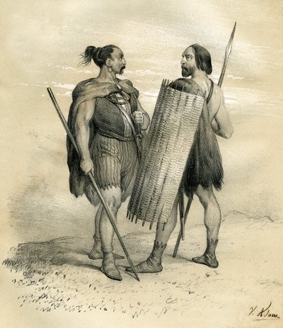 Guerrieri Franchi e Sicambri intorno all