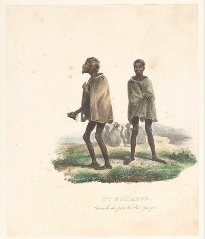 Abbigliamento degli abitanti di King George Sound (Australia Occidentale) da Victor Adam