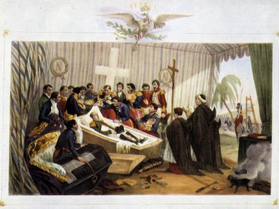 Apertura della bara di Napoleone sull