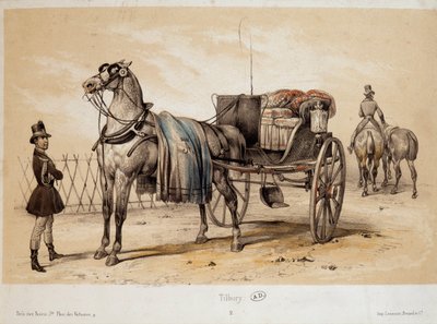 Tilbury - Litografia di Adam, ca. 1840 da Victor Adam