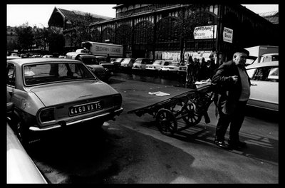 Les halles de Paris poco prima della demolizione di agosto 1971 da Victor Baltard