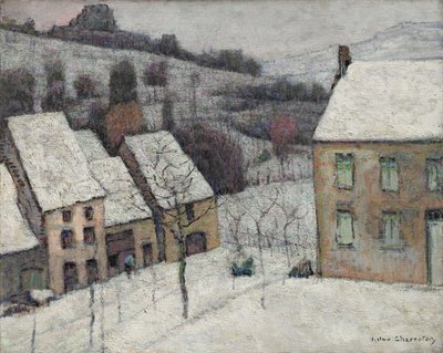 Murol nella neve da Victor Charreton