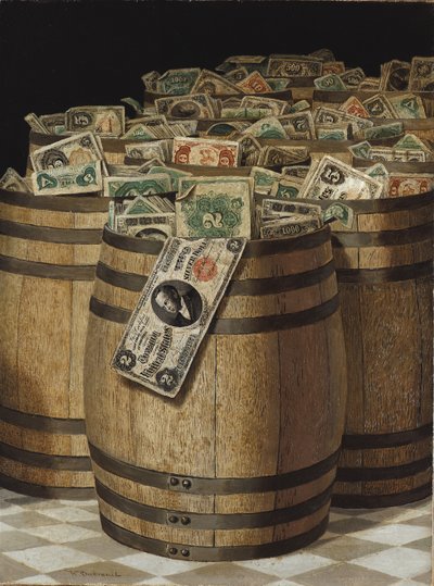 Barili di denaro da Victor Dubreuil