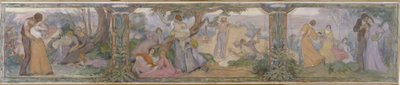 Bozzetto per il Municipio di Issy-les-Moulineaux: La Vita da Victor Emile Prouve