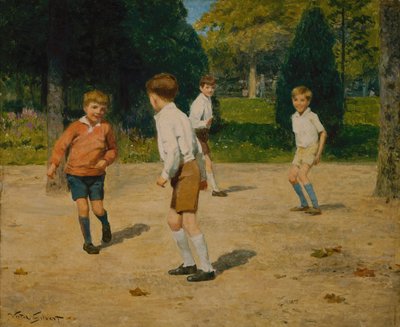 Ragazzi che giocano da Victor Gabriel Gilbert