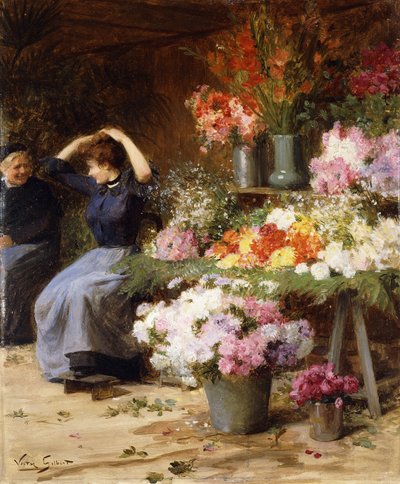 Flower Power; Marchande de Fleurs da Victor Gabriel Gilbert