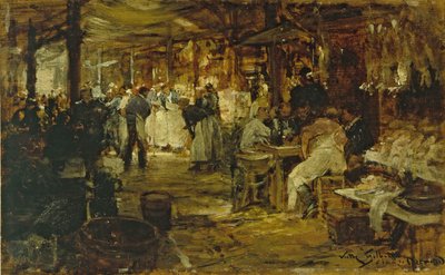 Il mercato della Madeleine, ca. 1890 da Victor Gabriel Gilbert