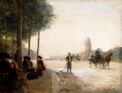 Gli Champs Elysees, Parigi da Victor Gabriel Gilbert