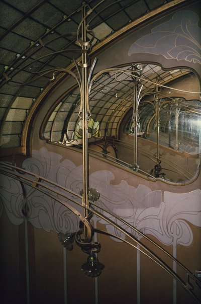 Dettaglio del soffitto da Victor Horta