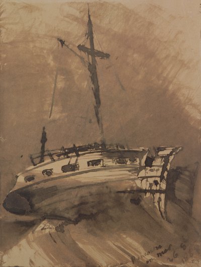 Una Nave in Mari Mossi, 1864 da Victor Hugo