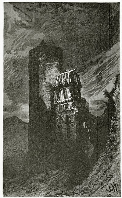 La Tourgue - illustrazione da Quatre Vingt Treize, XIX secolo da Victor Hugo