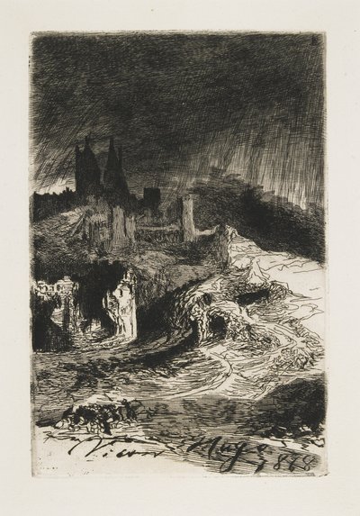 Paesaggio, 1868 da Victor Hugo
