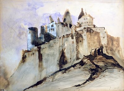 Il castello di Vianden, 1871 da Victor Hugo