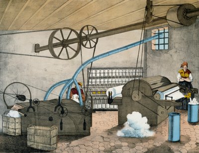 Filatura meccanica. Francia da Victor Janson