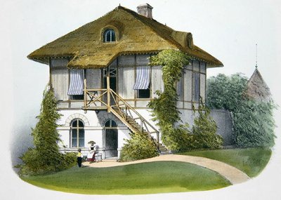 Una casa a Enghien da Victor Jean Baptiste (after) Petit