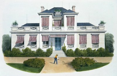 Una villa italiana, illustrazione da 