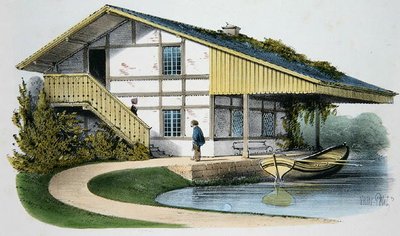 Lo chalet del vetraio, illustrazione da 