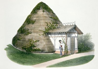 La ghiacciaia a Courbeton, illustrazione da 