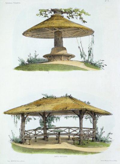Panchine rustiche, da 