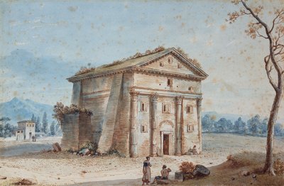 Tomba romana nella campagna romana della Via Appia da Victor Jean Nicolle