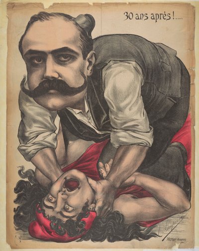 Musée des Horreurs Galleria degli orrori: Alfred Dreyfus da Victor Lenepveu
