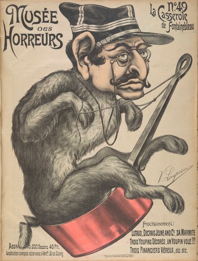 Musée des Horreurs Galleria degli Orrori: Alfred Dreyfus, 1900 da Victor Lenepveu