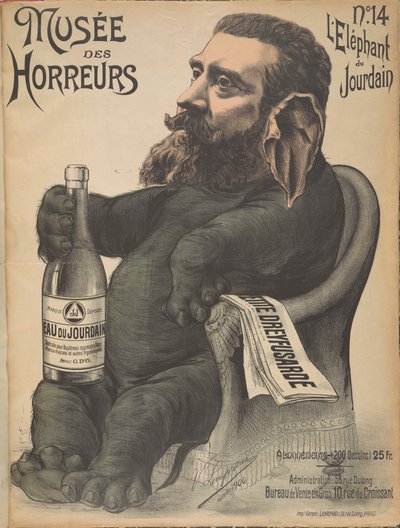 Musée des Horreurs Galleria degli Orrori: Jean Léon Jaurès, 1899 da Victor Lenepveu