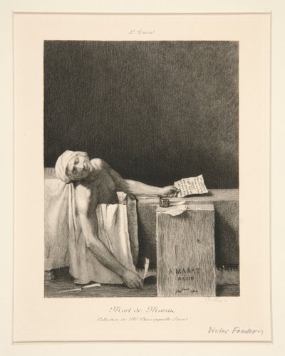 La morte di Marat da Victor Louis Focillon