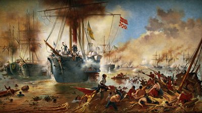 La battaglia navale di Riachuelo da Victor Meirelles de Lima