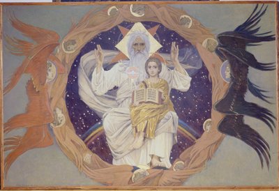 Santa Trinità, Schizzo preparatorio per la Cattedrale di Alexander Nevsky a Varsavia da Victor Mikhailovich Vasnetsov